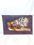 Tiger Pastel Painting on Paper