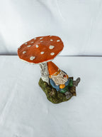 “Slumber Chief” Gnome Under Toadstool