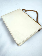 Vintage Cream/ Gold Mother of Pearl Handbag