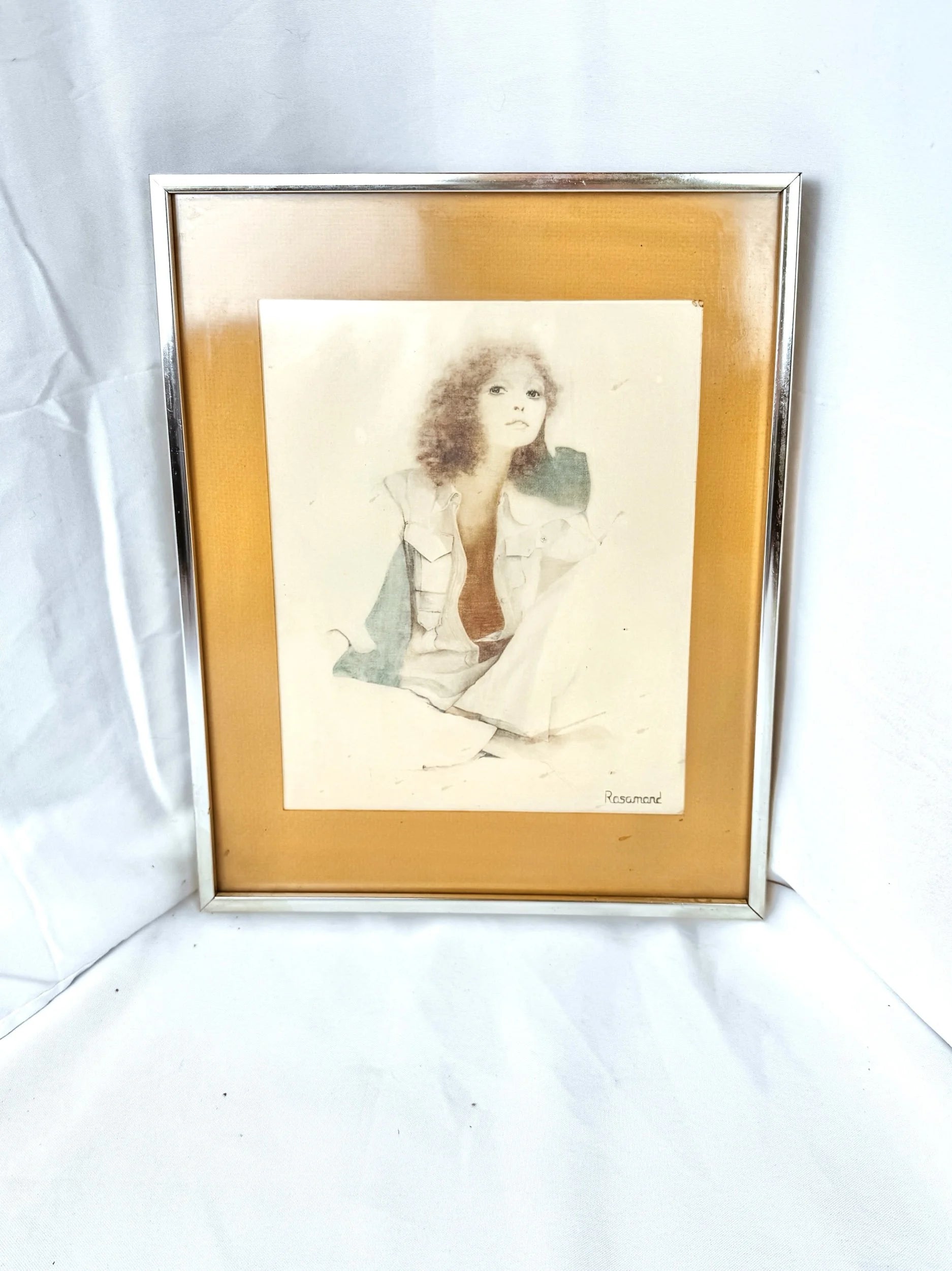 Custom-Framed Signed Rosamond Litho Print