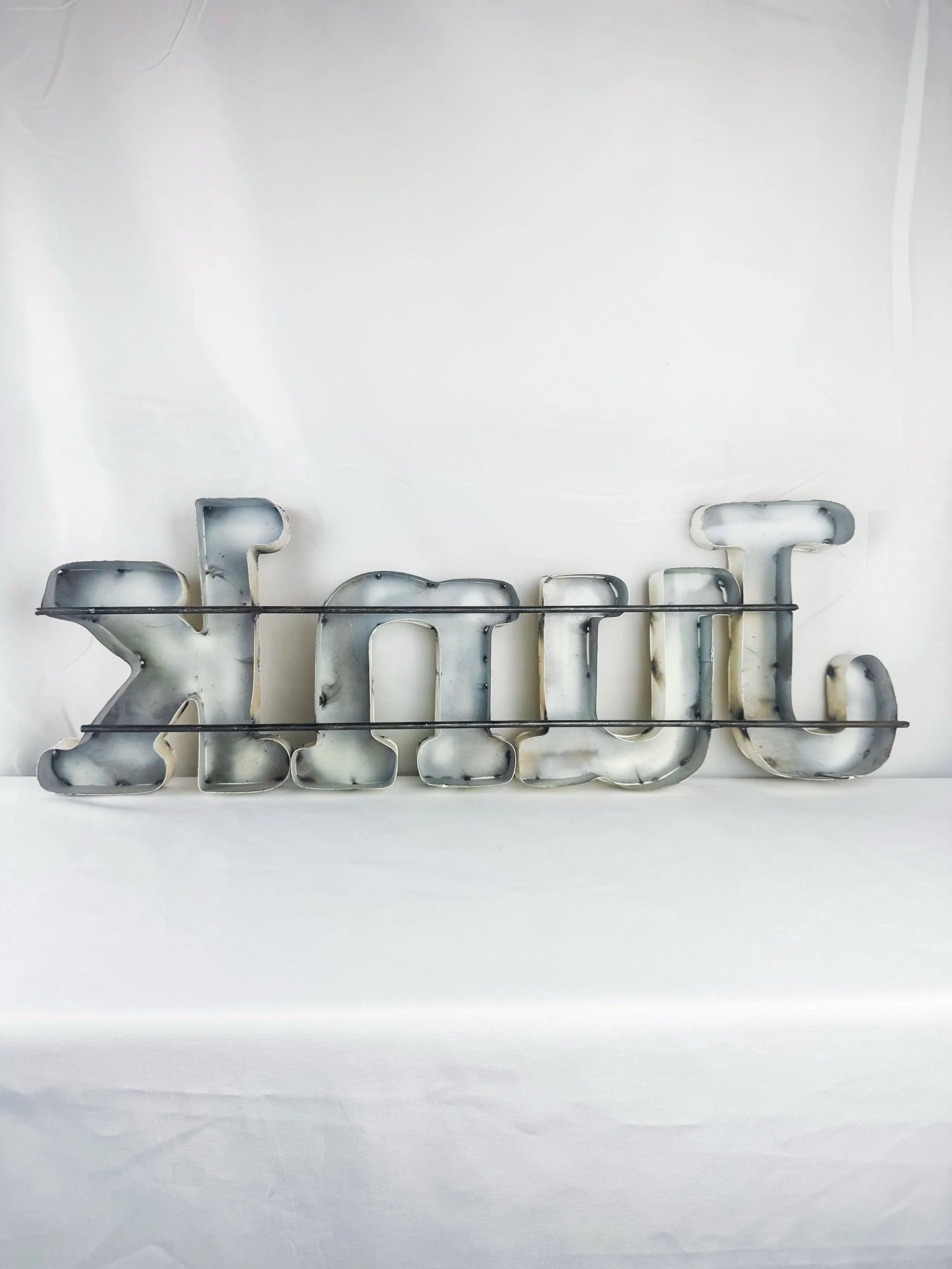 Large Metal “Junk” Sign