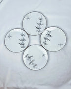 Set of 4 Noritake Bamboo Lunch Plated