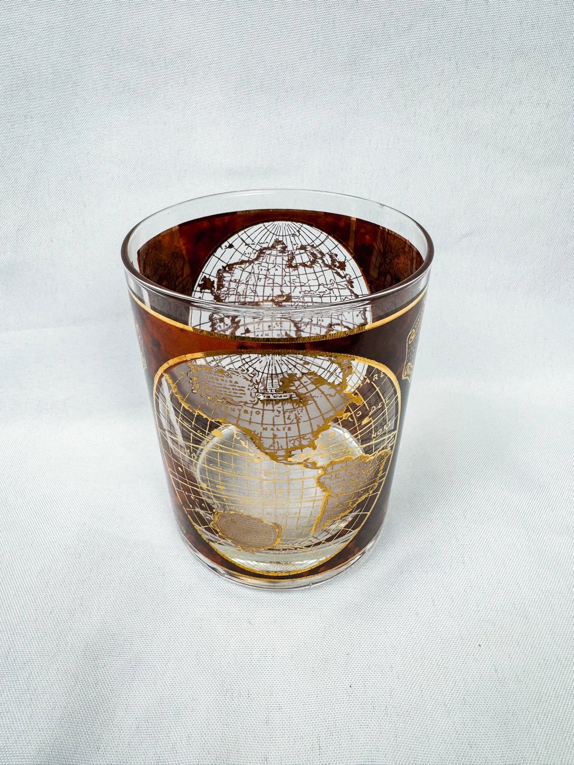 Culver 22k Gold Leaf Cocktail Glass