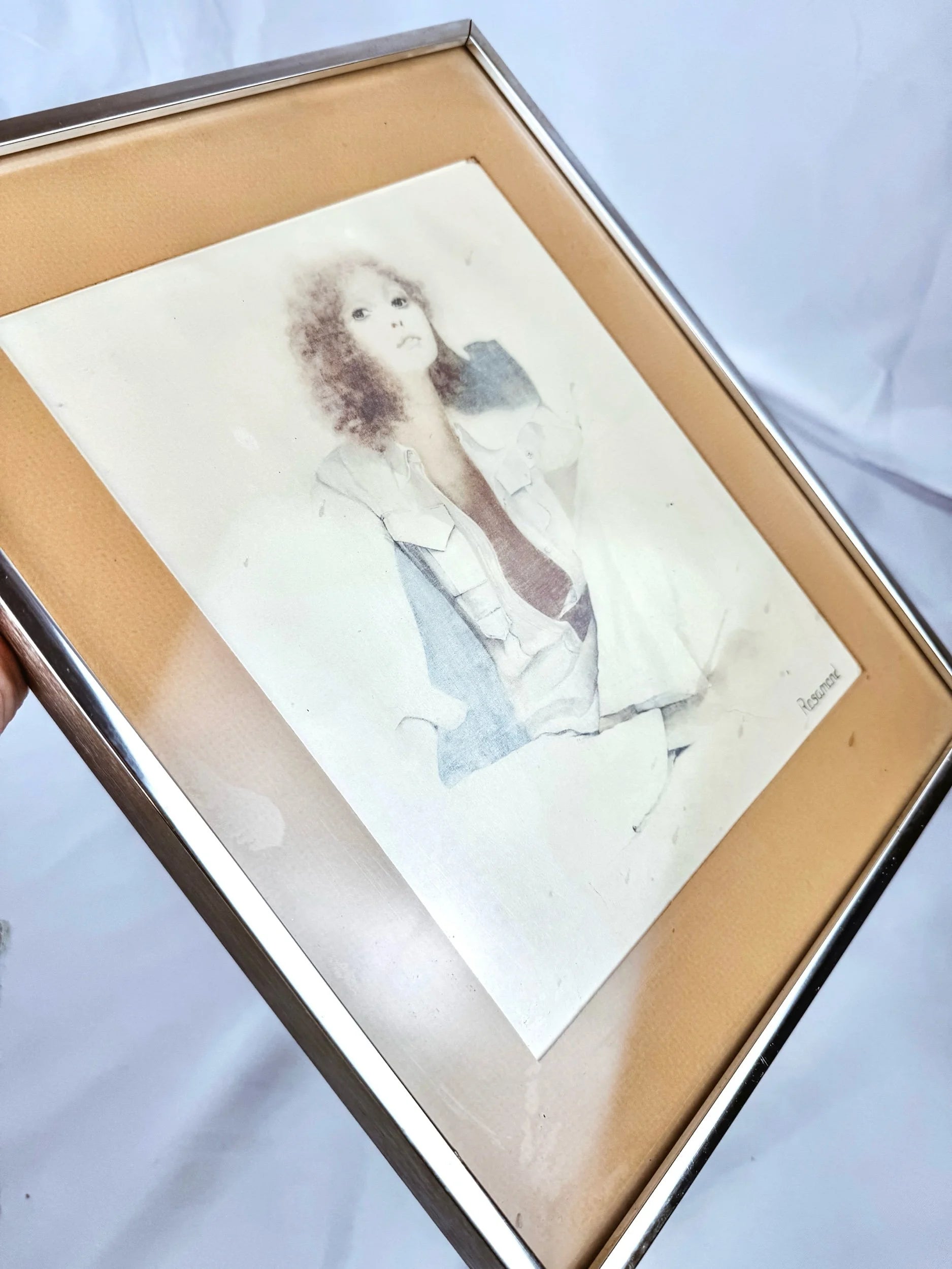 Custom-Framed Signed Rosamond Litho Print