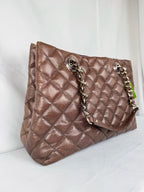 Kate Spade Gold Coast Maryanne Bag, Brown Lizard-Embossed Leather