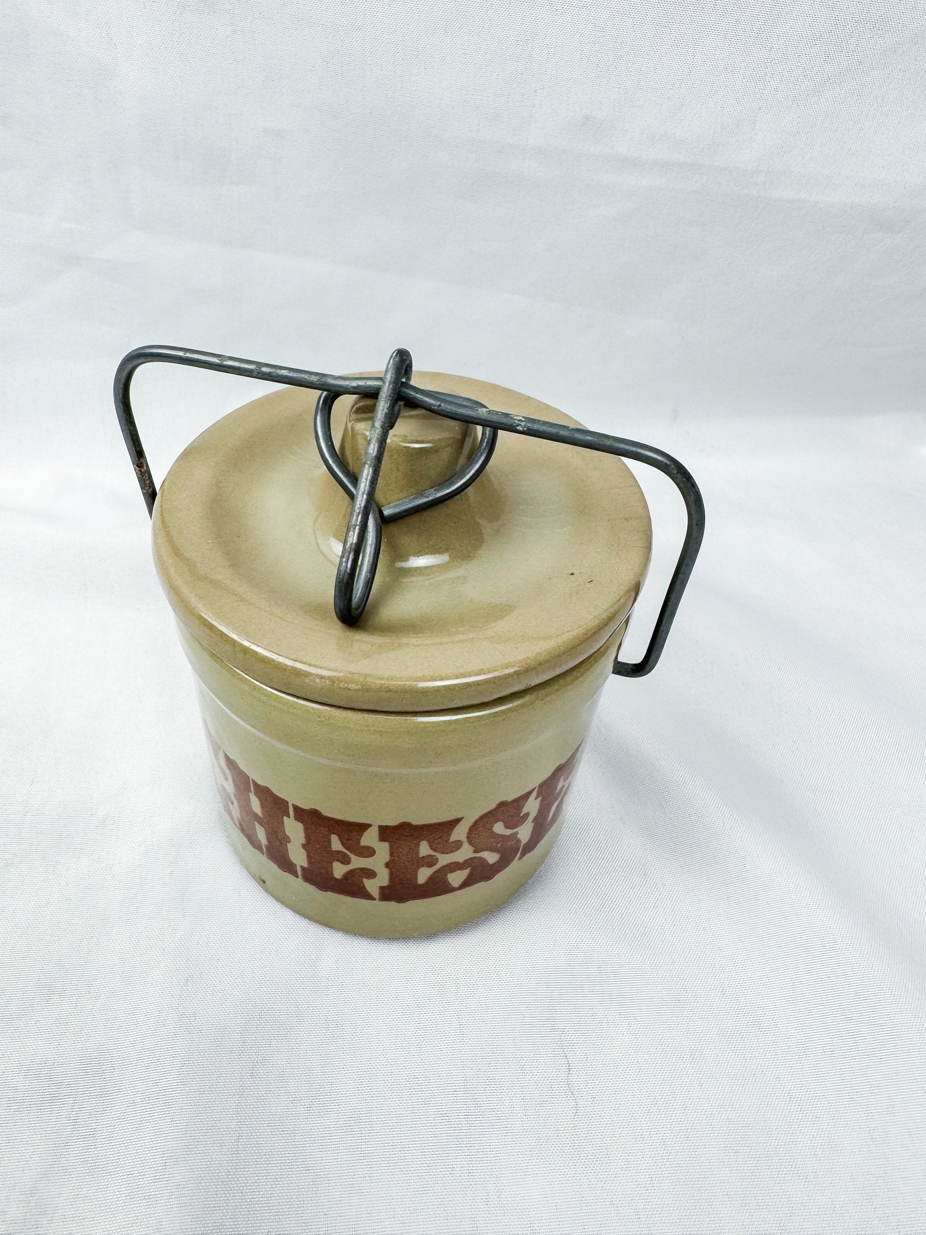 Vintage Pottery Cheese Crock