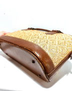 Vintage Antigua Rattan Handbag