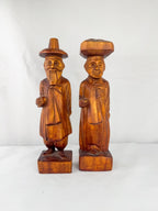Hand-Carved Wooden Wise Woman/Man