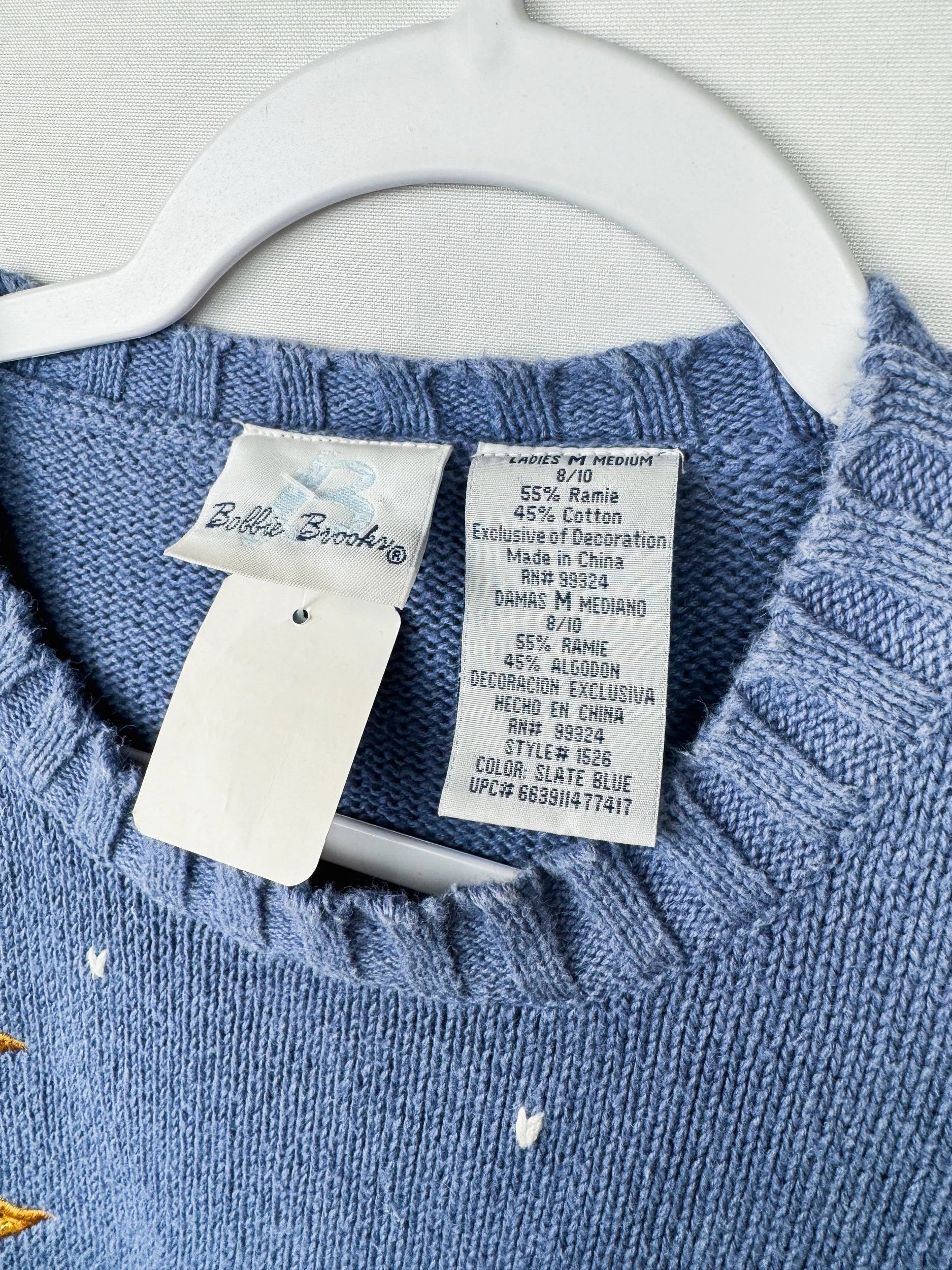 Bobbie Brooks Knit Santa Sweater