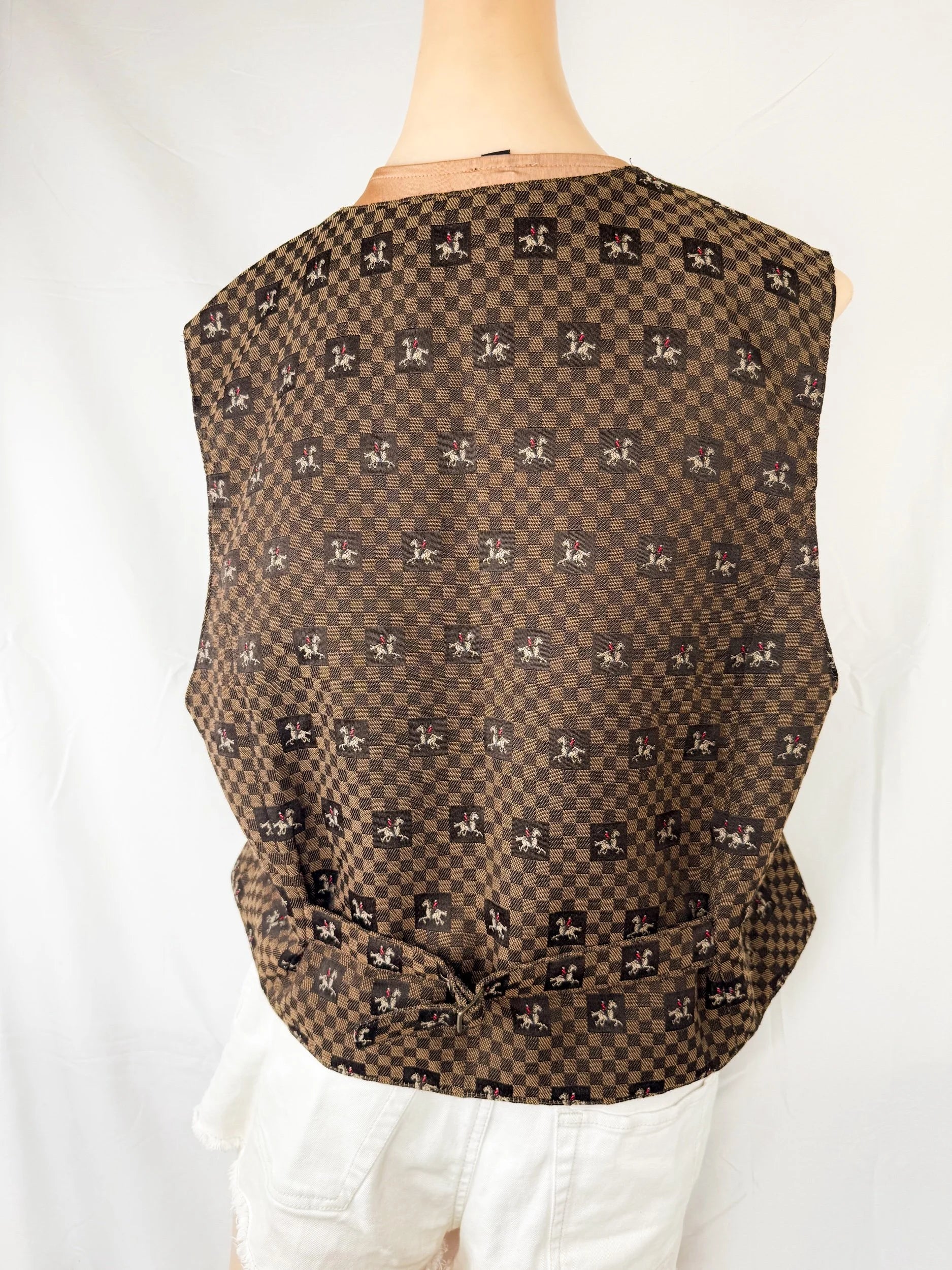 LizSport Vintage Equestrian Vest