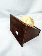 Spinning Desk Globe in Wooden Stand