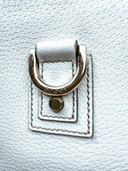 Gucci Abbey D-Ring Ivory Leather Shoulder Bag