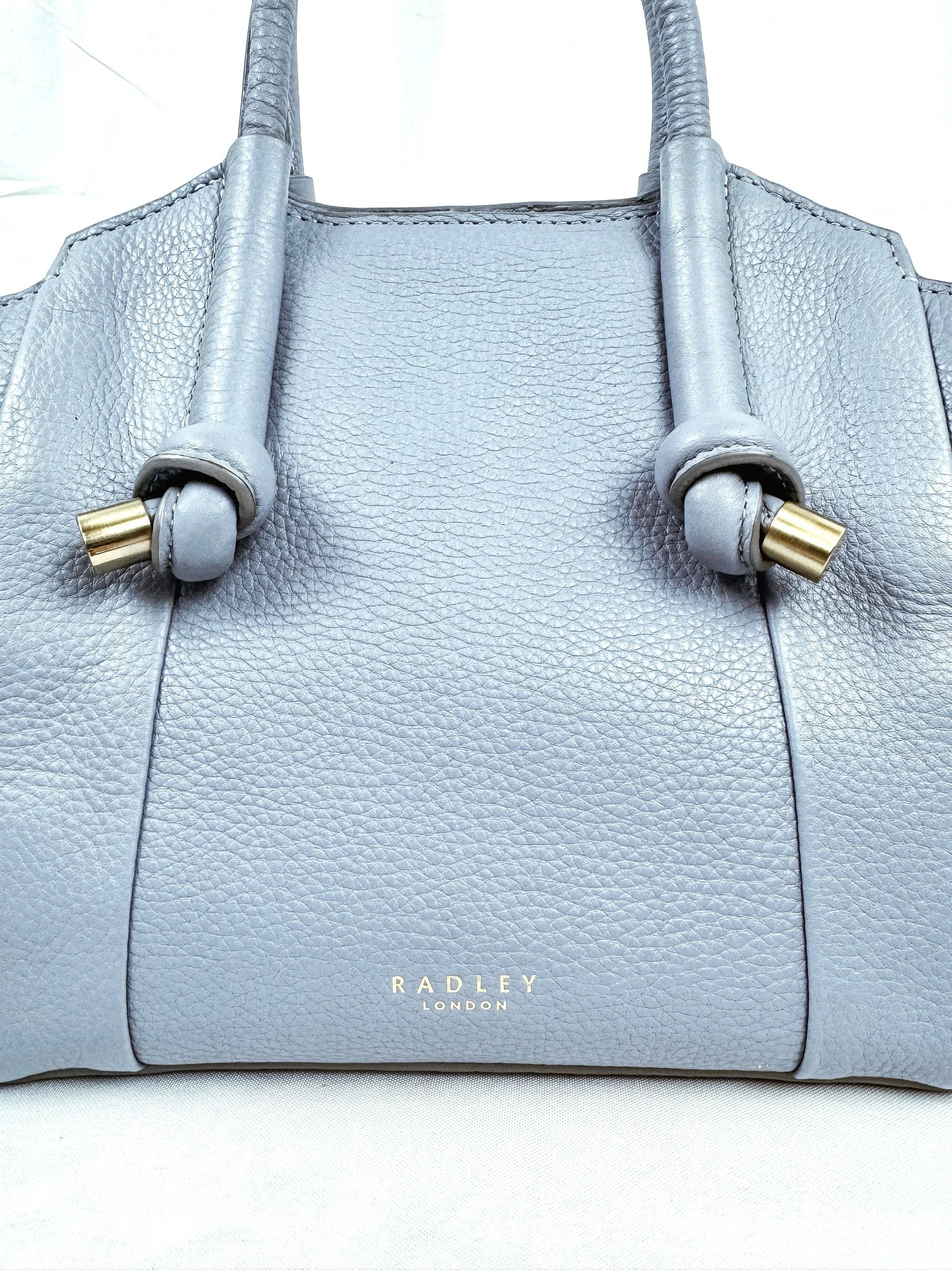 Radley London Periwinkle Blue Leather Crossbody Satchel