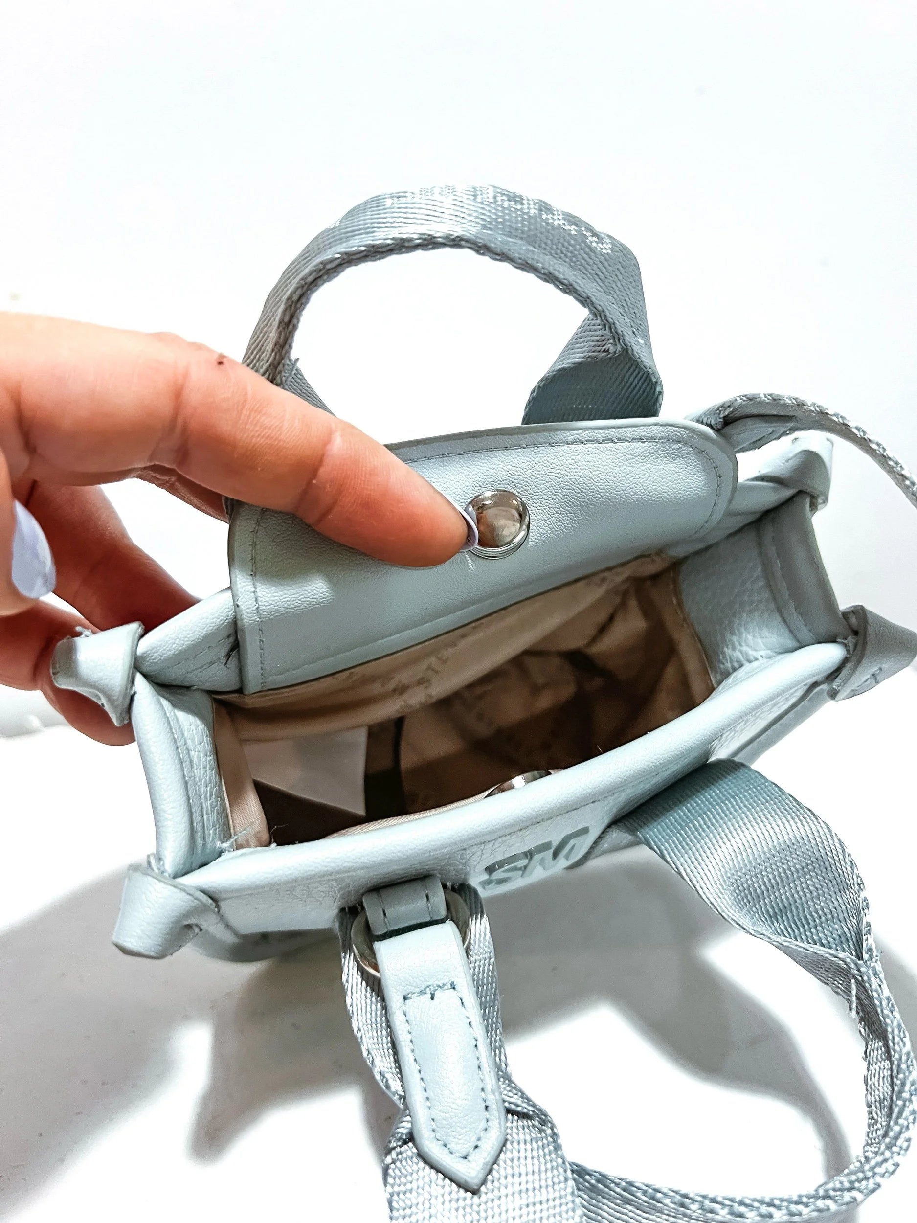 Steve Madden Blue Micro Mini Crossbody Bag