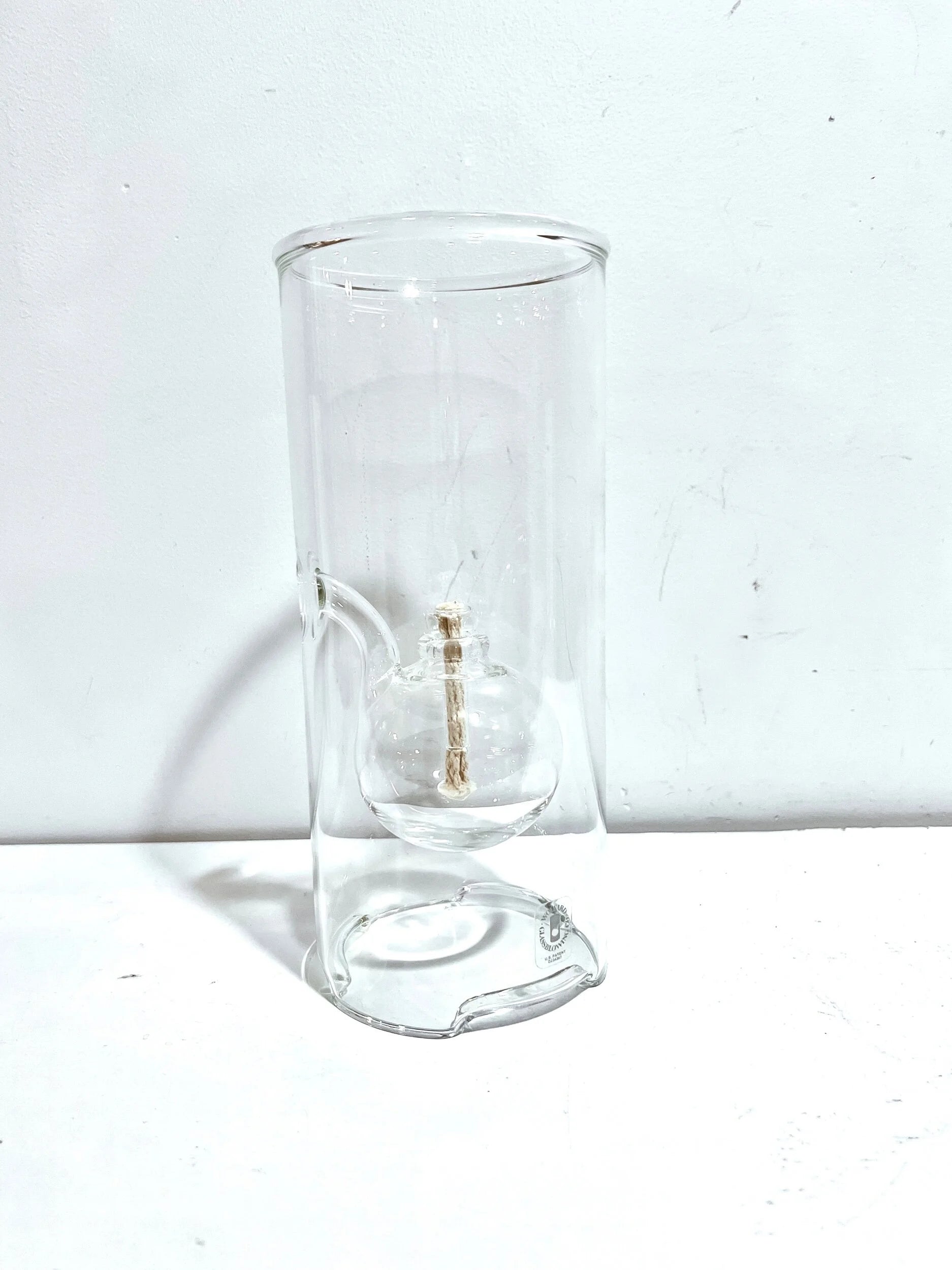 Wolford Hand-Blown Glass Oil Lamp