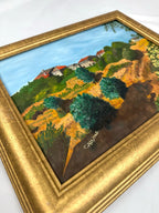 Custom Framed Original Landscape Painting