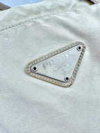 Prada Beige Nylon Tessuto Handbag