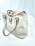Gucci Abbey D-Ring Ivory Leather Shoulder Bag