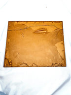 Framed Abstract Original Watercolor Painting, Signed