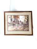 "The Pink of Condition" by George Wright, Framed Fox Hunting Art Print