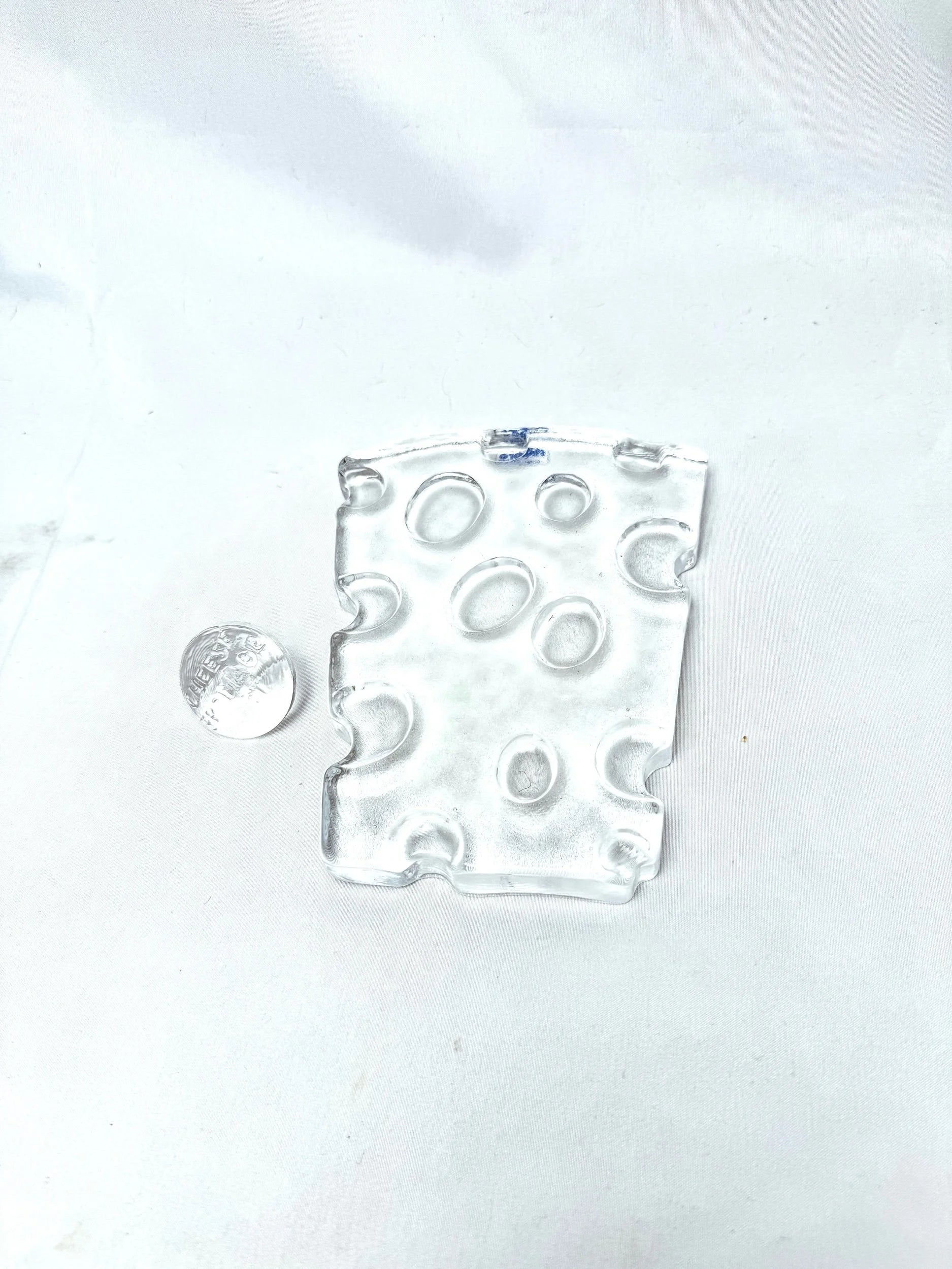 Paul Isling Nybro Swedish Glass Cheese Dish