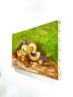 Vintage Fruit Original Oil Painting on Canvas
