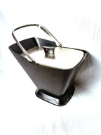 Black & Chrome Mid Century West Bend Ice Bucket