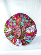 Boho Fabric Poof