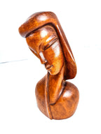 MCM Solid Wood Hand Carved Madonna