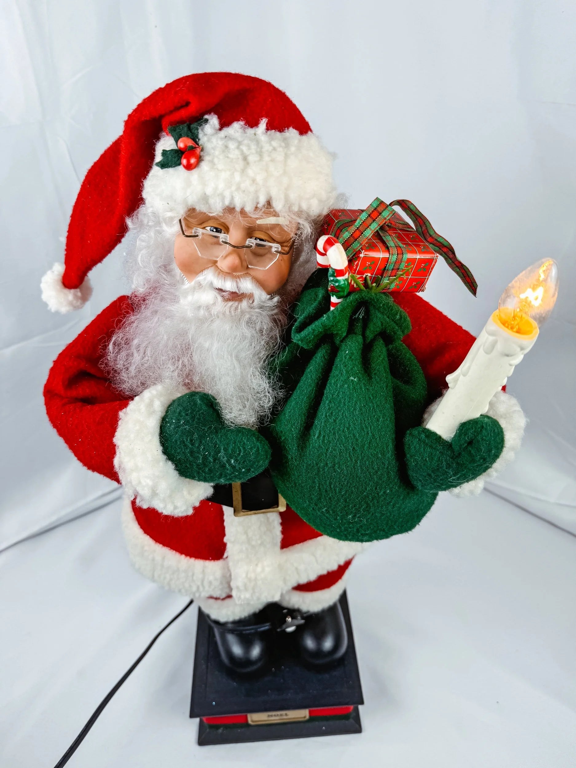 24” Large Mechanical Santa Light