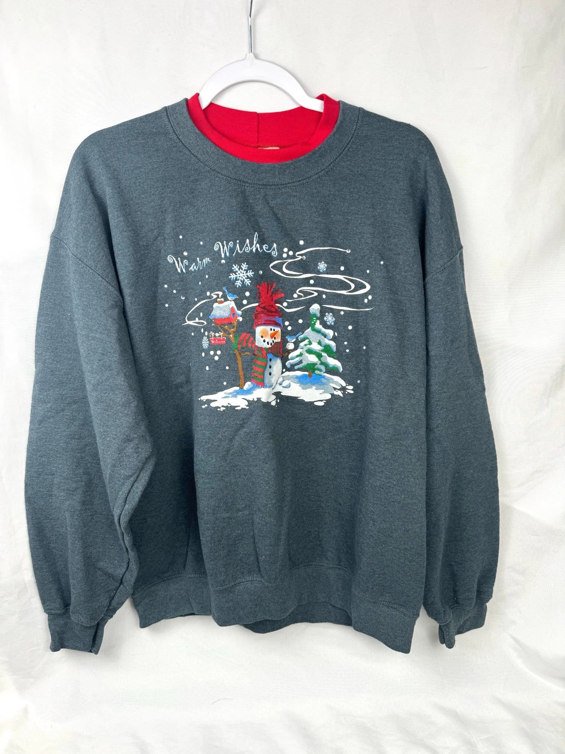 “Warm Wishes” Snowman Sweatshirt