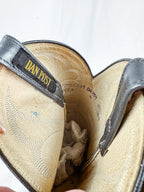 Women’s Grey Snakeskin Leather Cowboy Boots