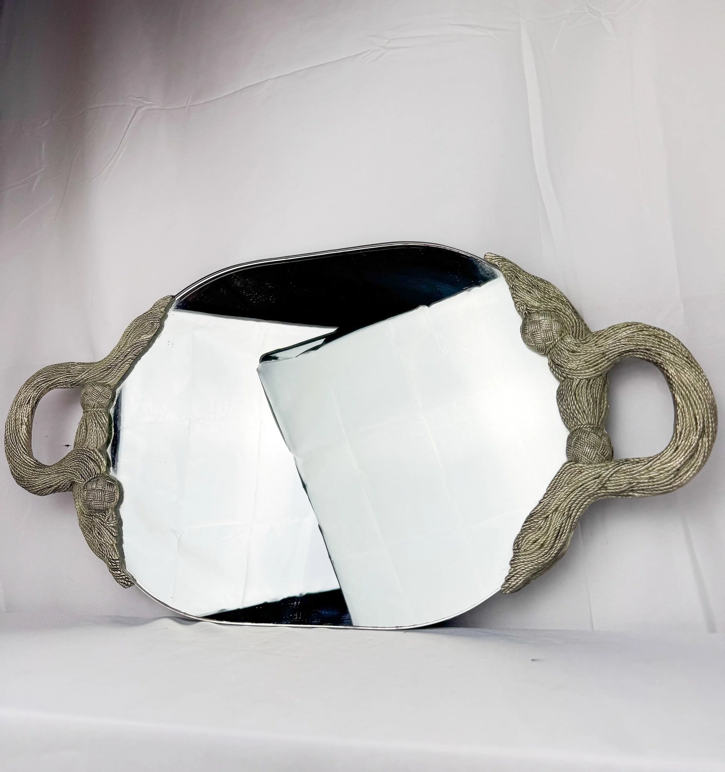 XL Godinger Silver Co. Silver Plated Mirrored Tray