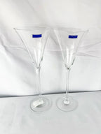 Pair of Marquis by Waterford Tall Crystal Starburst Celebration Glasses