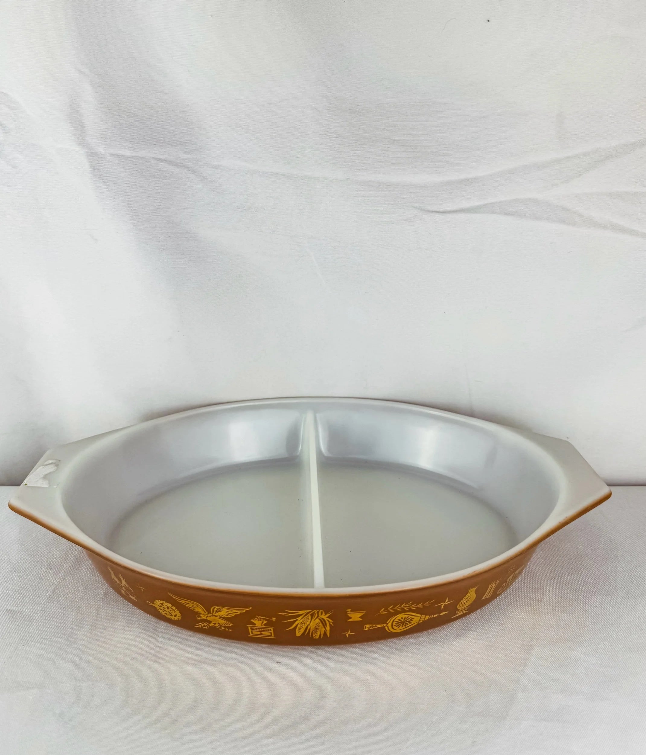 Early American Pyrex Divided Dish