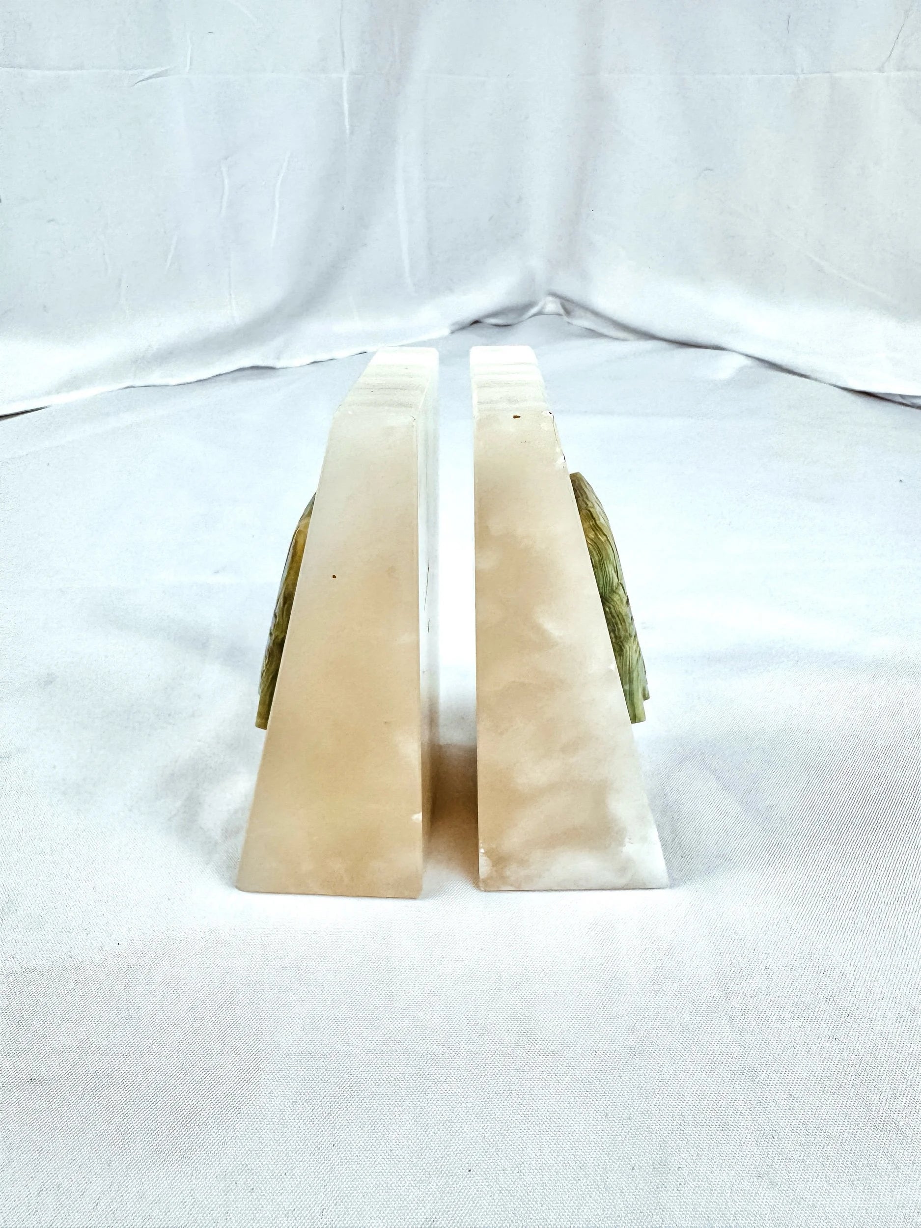 Pair of Vintage Onyx Tribal Bookends