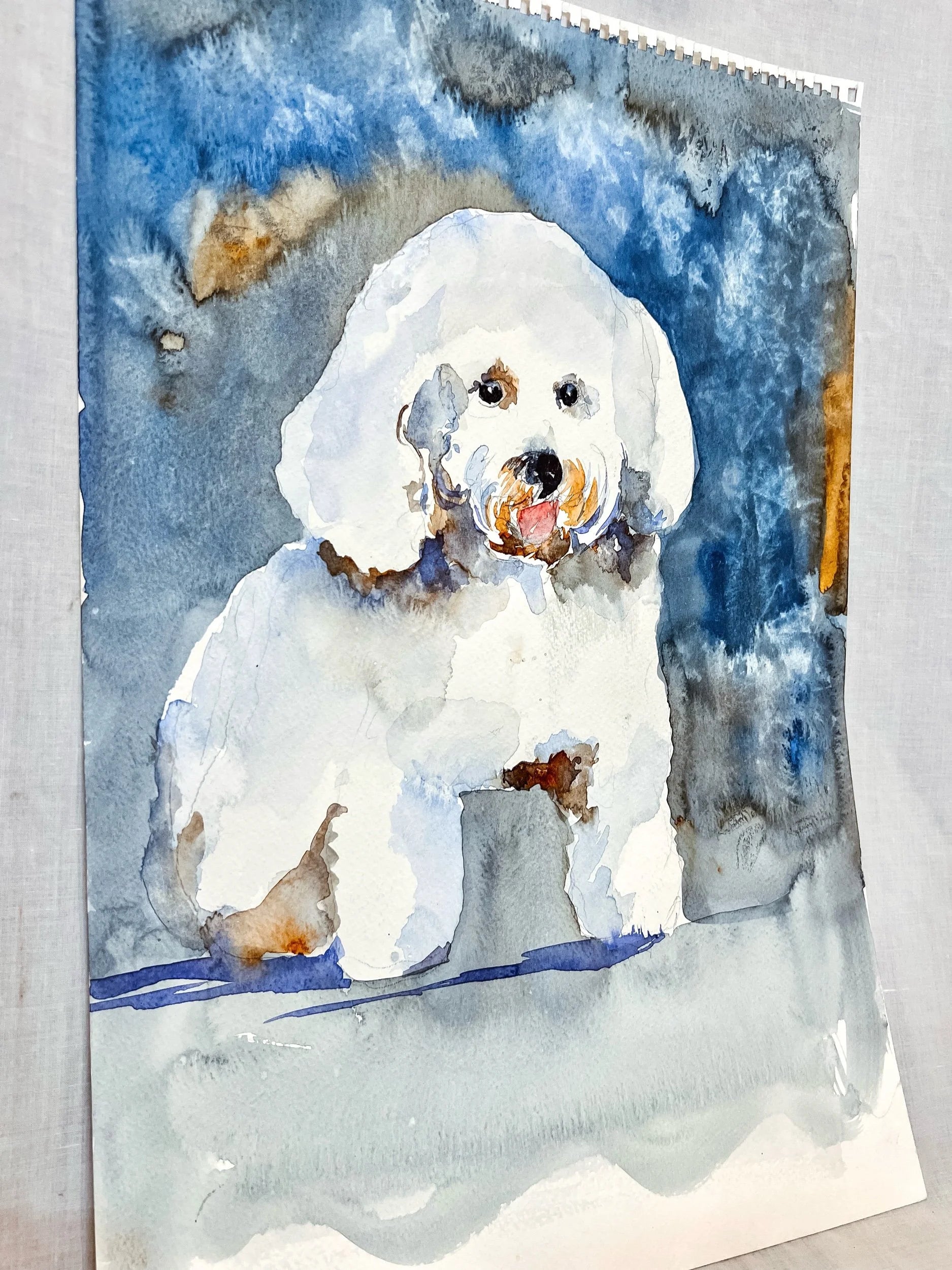 Gladys, Watercolor on Paper