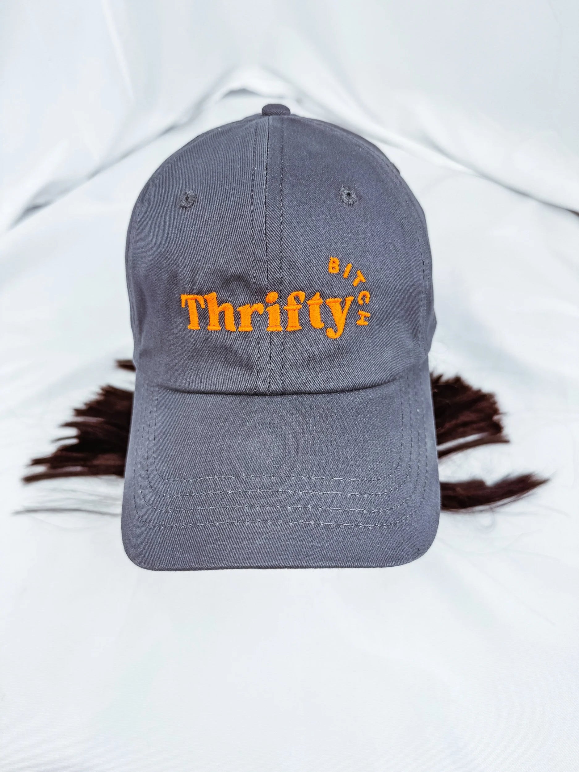 “Thrifty Bitch” Adjustable Baseball Hat