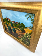 Custom Framed Original Landscape Painting