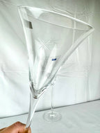 Pair of Marquis by Waterford Tall Crystal Starburst Celebration Glasses
