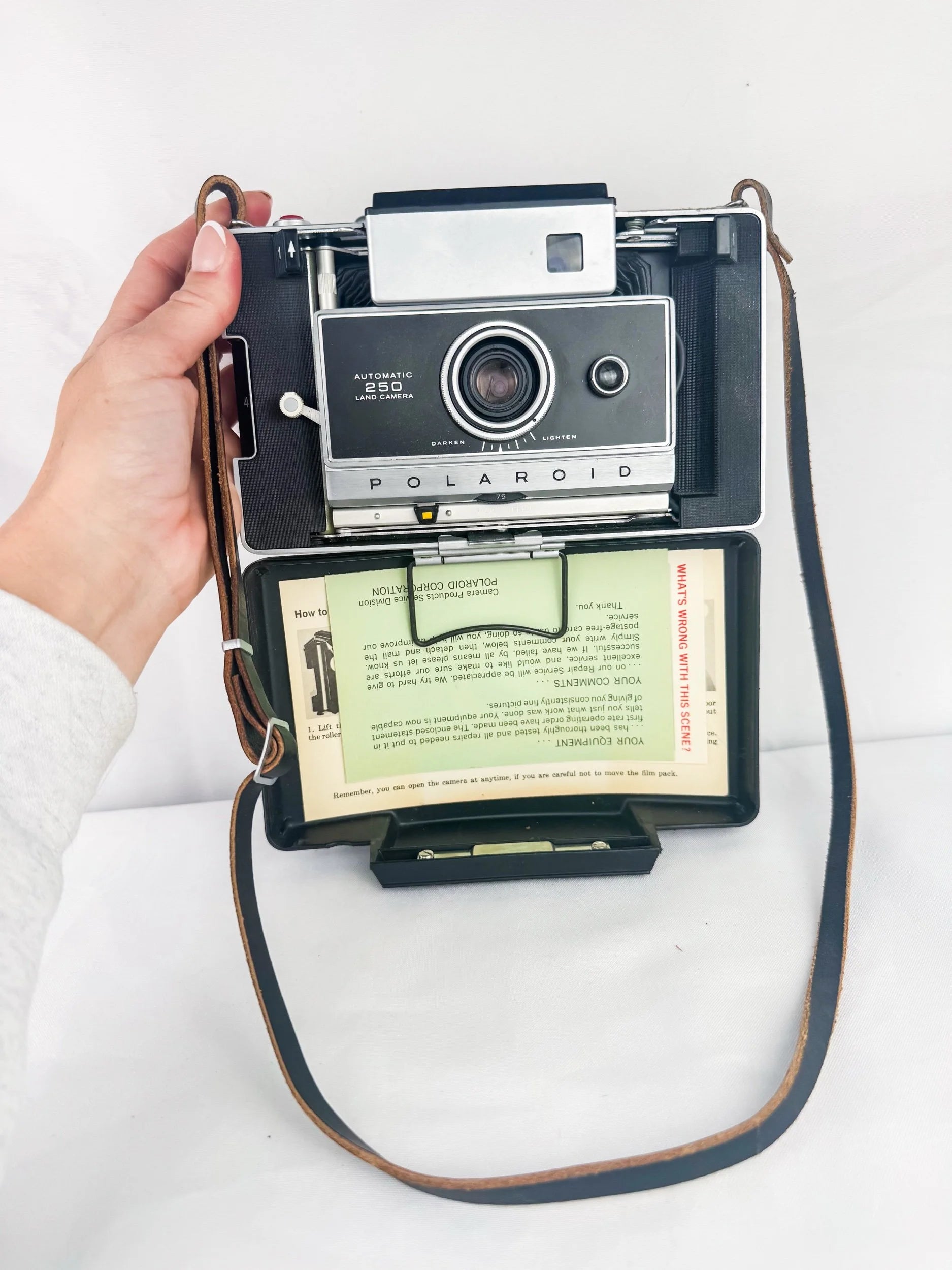 Vintage Polaroid Automatic 250 Instant Film Land Camera