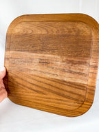 Vintage Wooden Charcuterie Board w/ Glass Dome