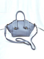 Radley London Periwinkle Blue Leather Crossbody Satchel