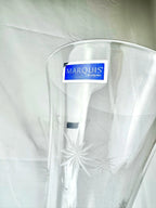 Pair of Marquis by Waterford Tall Crystal Starburst Celebration Glasses