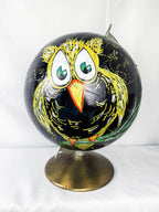 A Midsummer Night’s Dream Hand-Painted Owl Globe