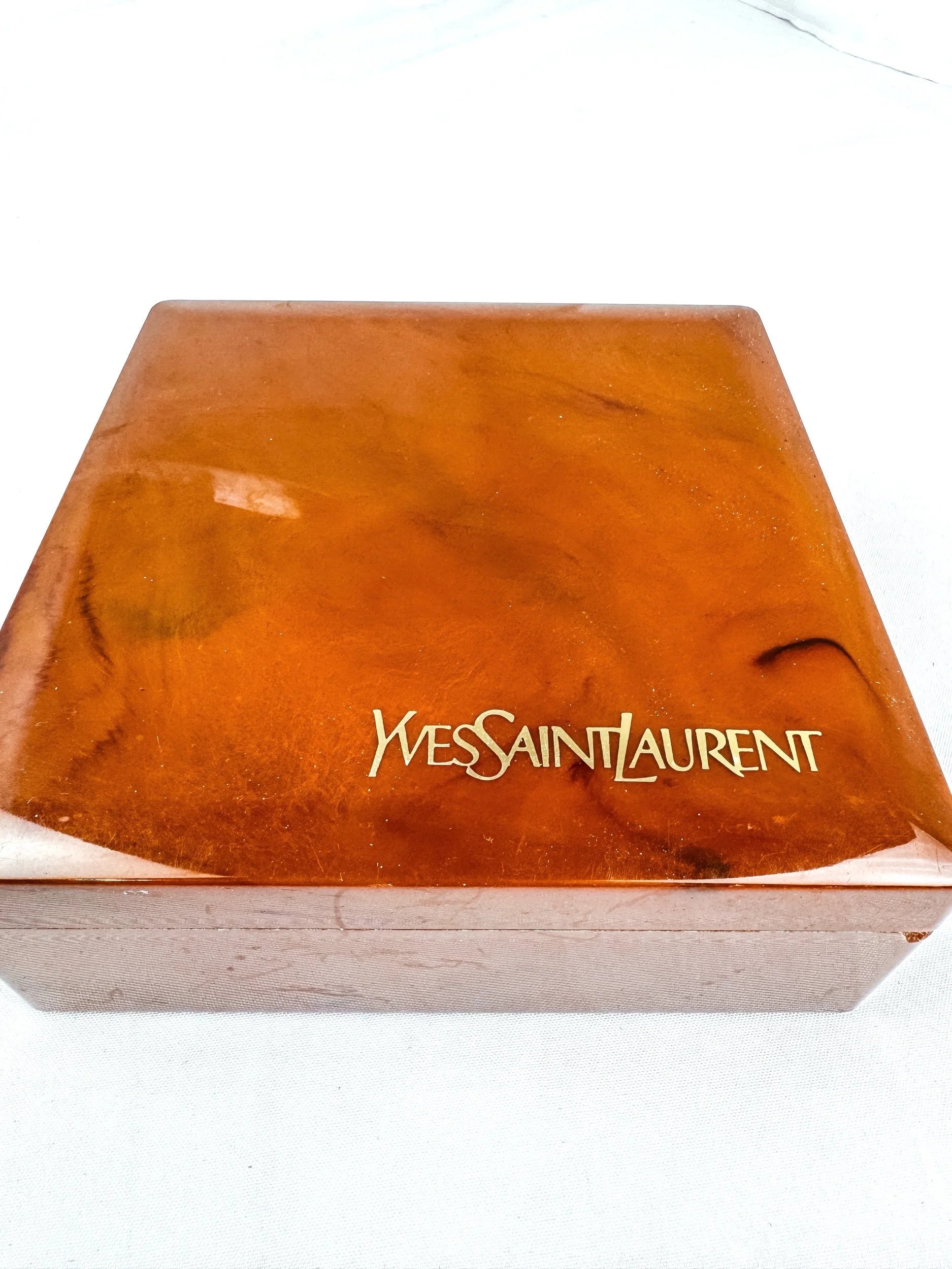 Vintage YSL Bakelite Vanity Box
