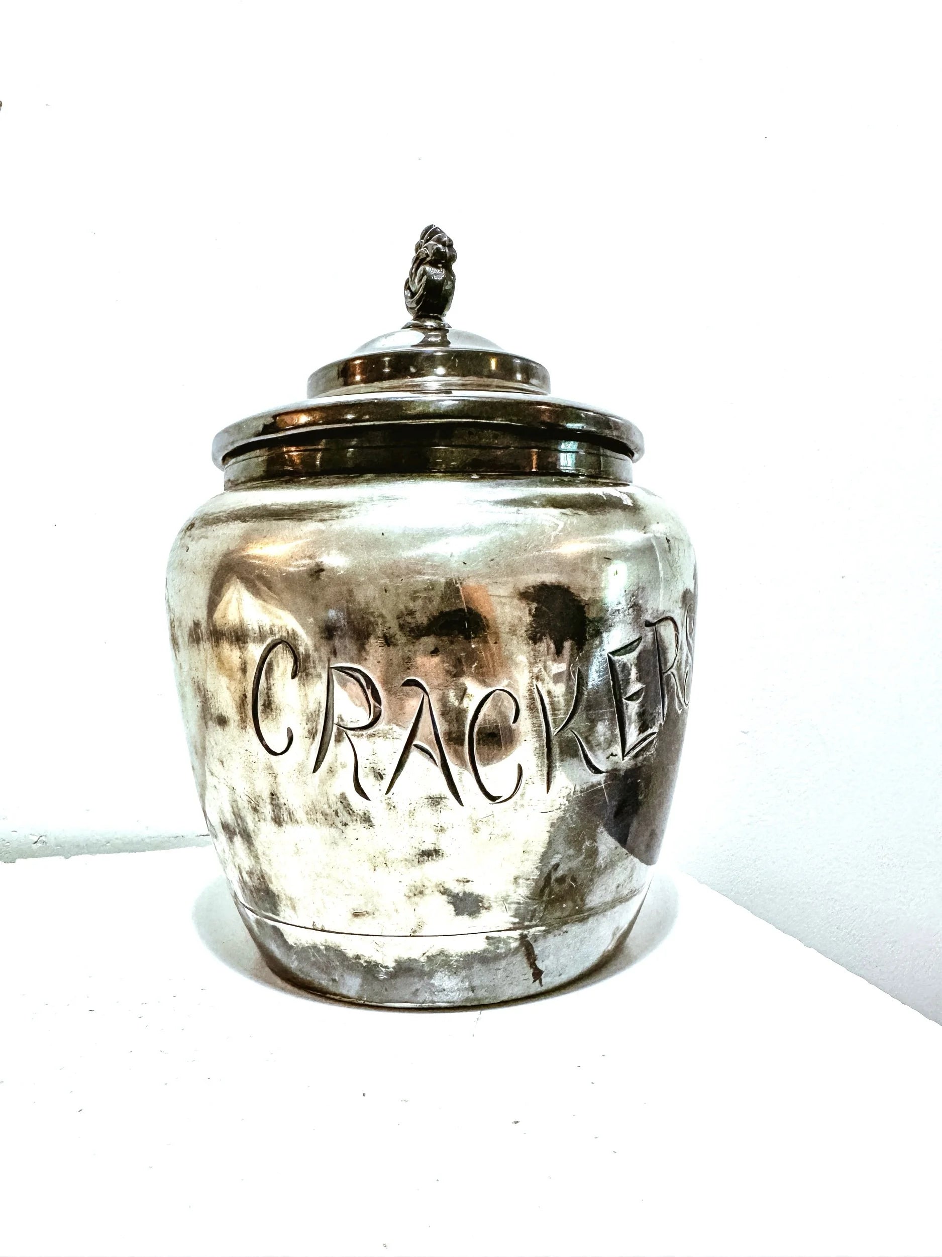 Silver Plated “Crackers” Canister