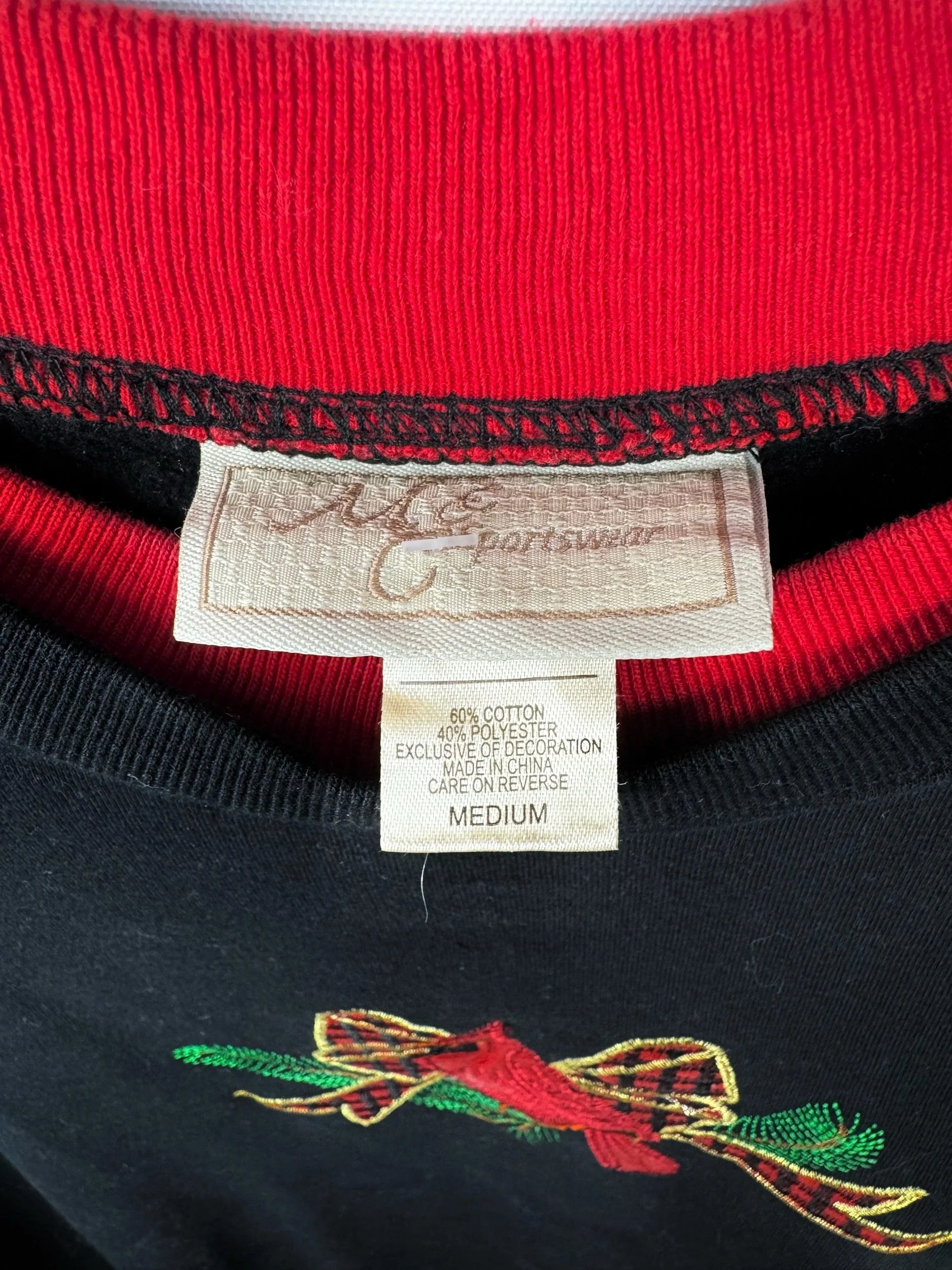 M&C Sportswear Embroidered Cardinal Sweatshirt