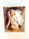 Is it Cold in Here? Nude Pastel Portrait on Canvas Panel