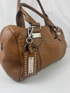 Tignanello Italian Leather Brown Shoulder Bag